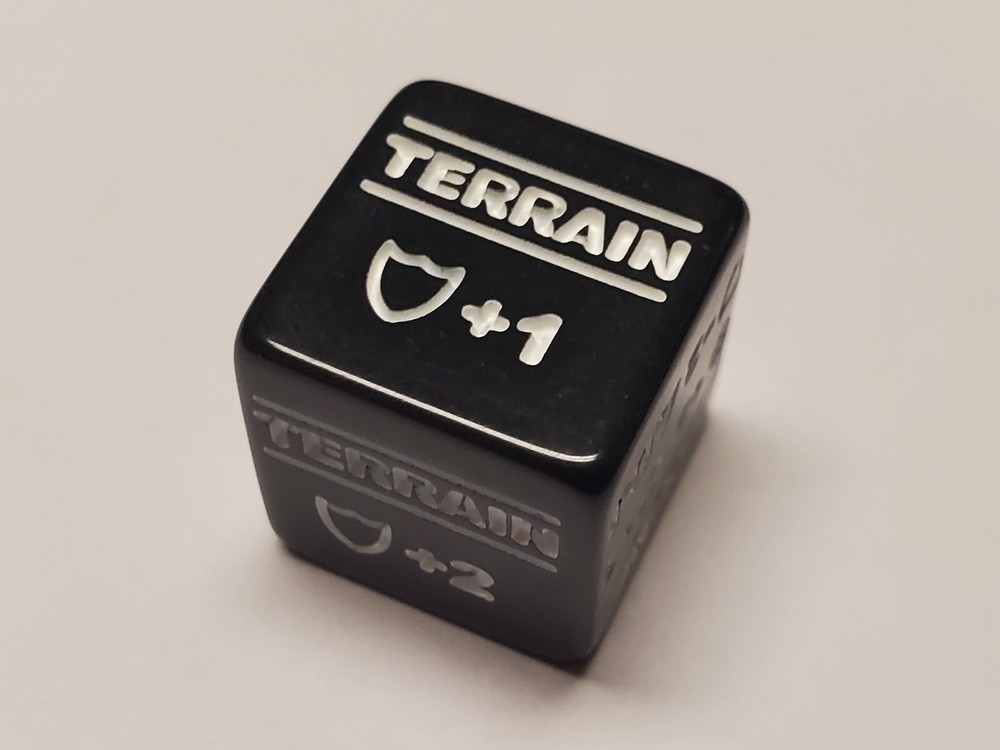 5x Battletech Special Stats Modifier Dice for Terrain, No Move, Prone & More