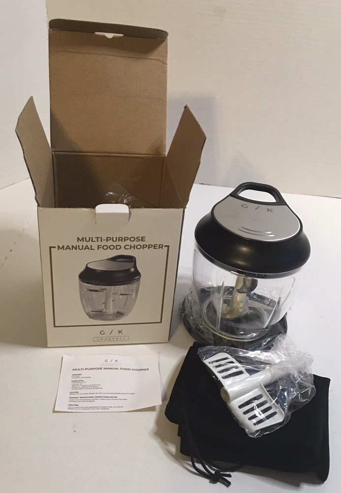 Gramercy Multi-Purpose Manual Food Chopper Mincing Processor NEW