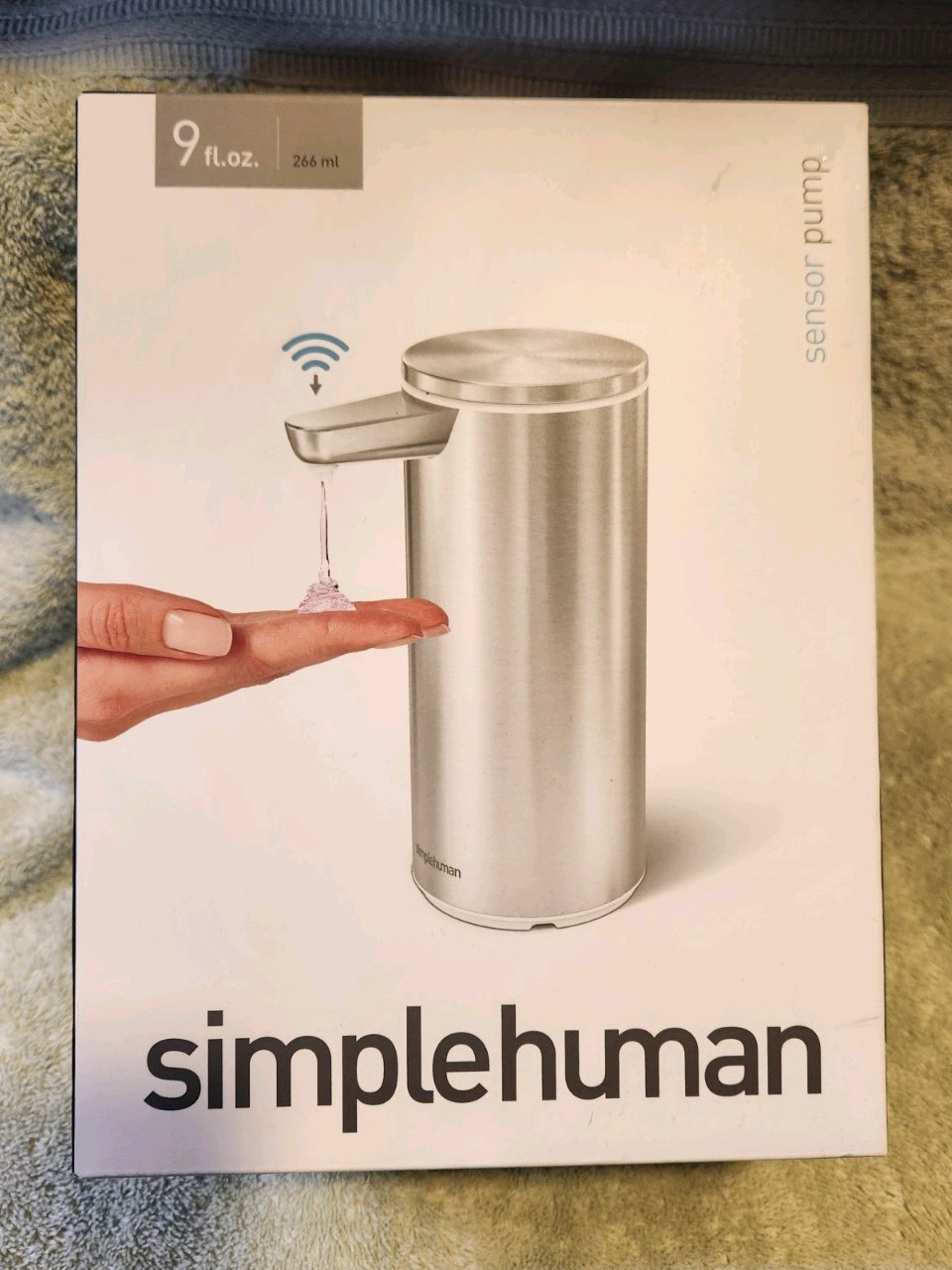 Simplehuman Rechargeable Sensor Pump 9 Oz Liquid Soap Dispenser Drip Proof new