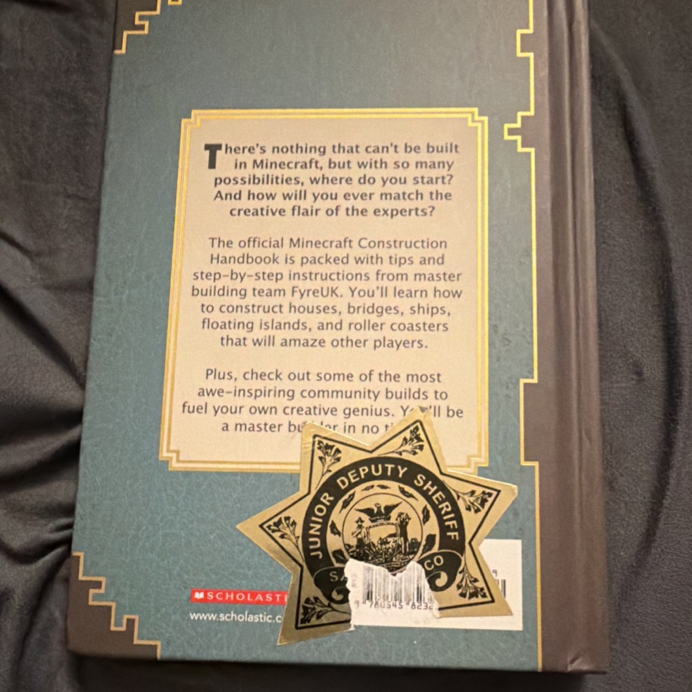 Mojang Minecraft Construction Handbook Updated Edition Strategy Guide