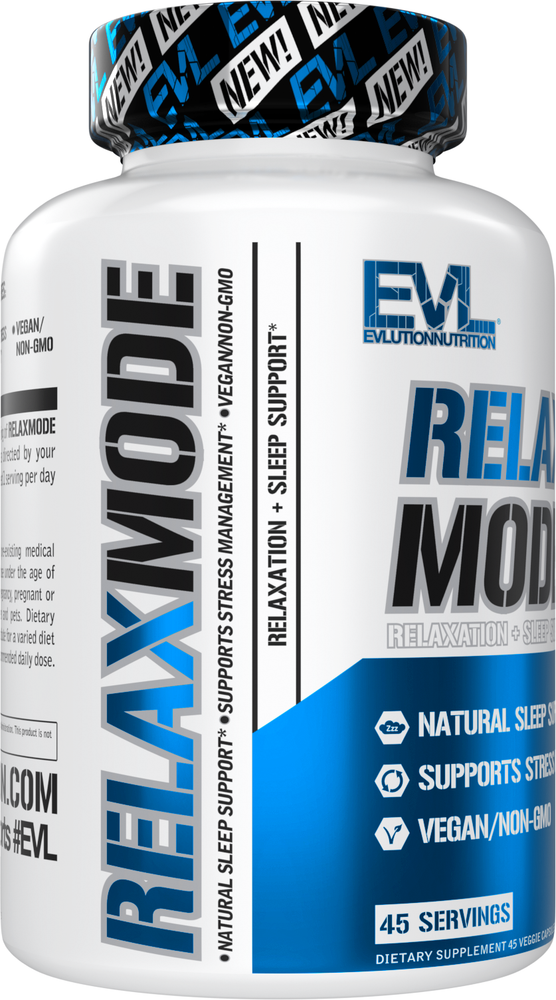 Evlution Nutrition Relax Mode - Natural Sleep Support - 45 Servings