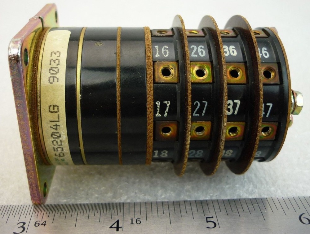 Electroswitch Rotary Switch, pn 65204LG (9033)