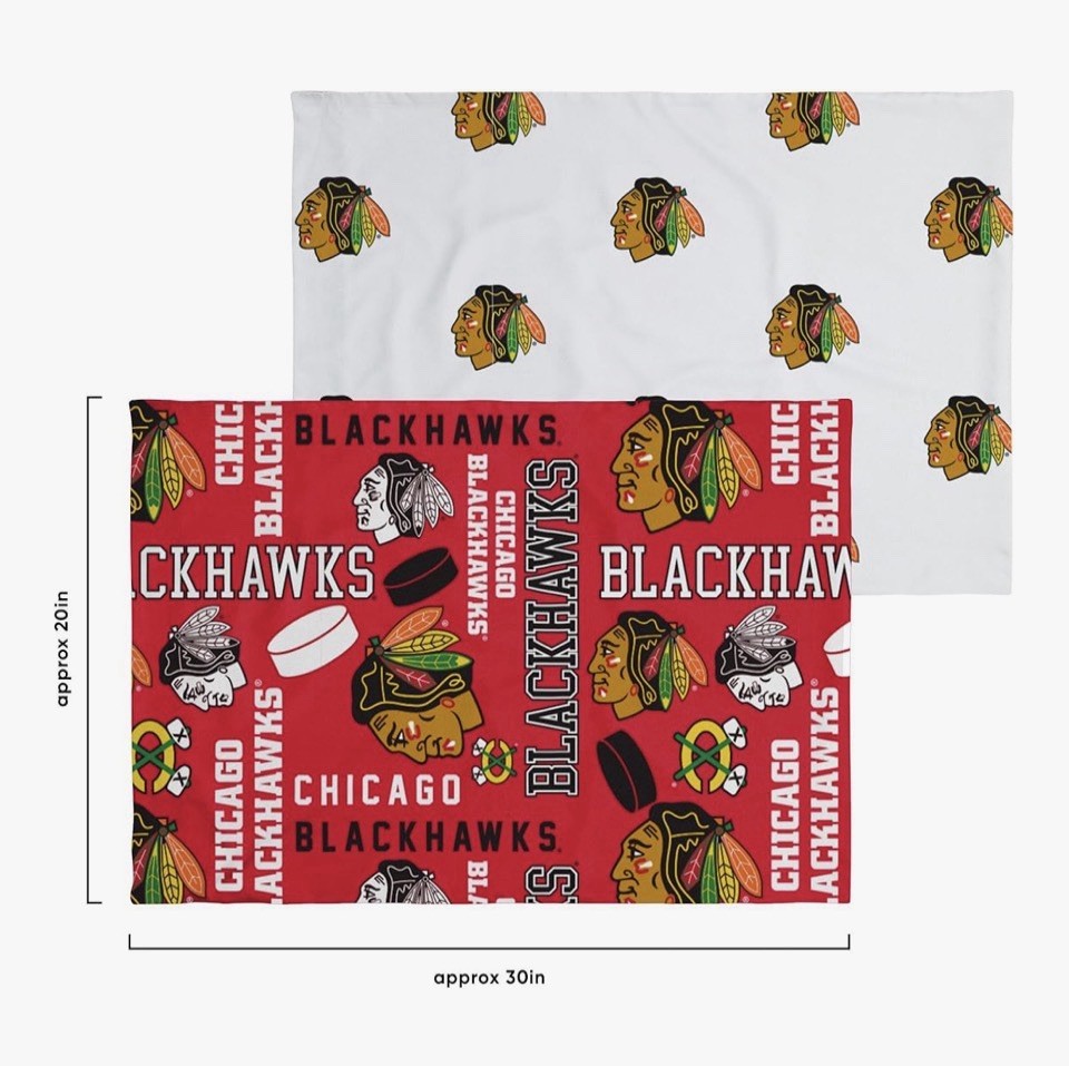 FOCO Chicago Blackhawks Full Size Comforter Set NHL Bedding