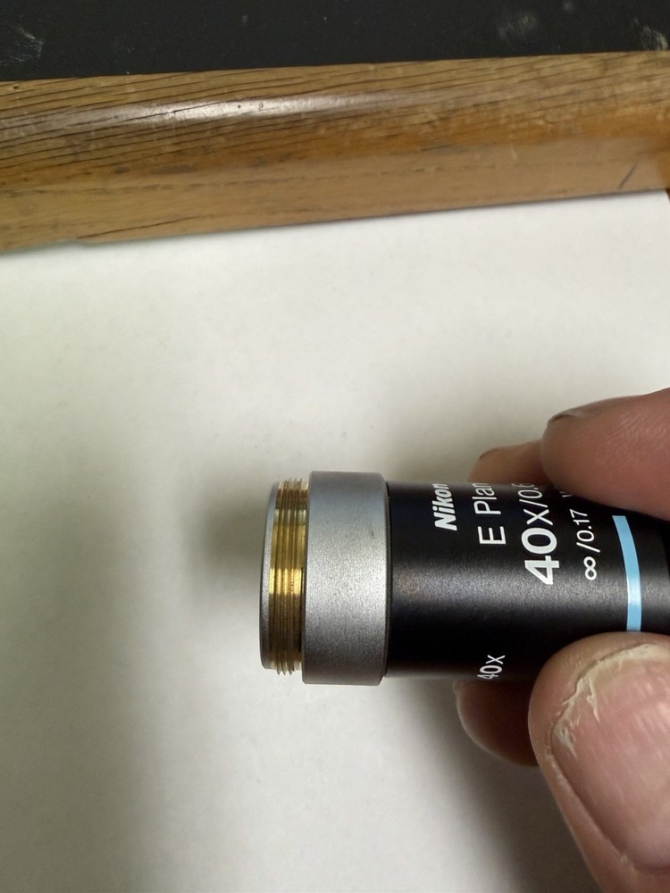 Nikon Plan 40x/0.65 ∞/0.17 WD 0.65 Microscope Objective E Series