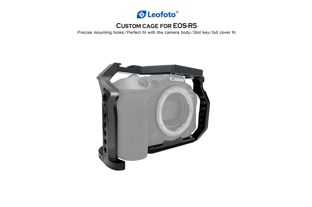 Leofoto EOS-R5 Custom Cage for Canon EOS-R5 Camera