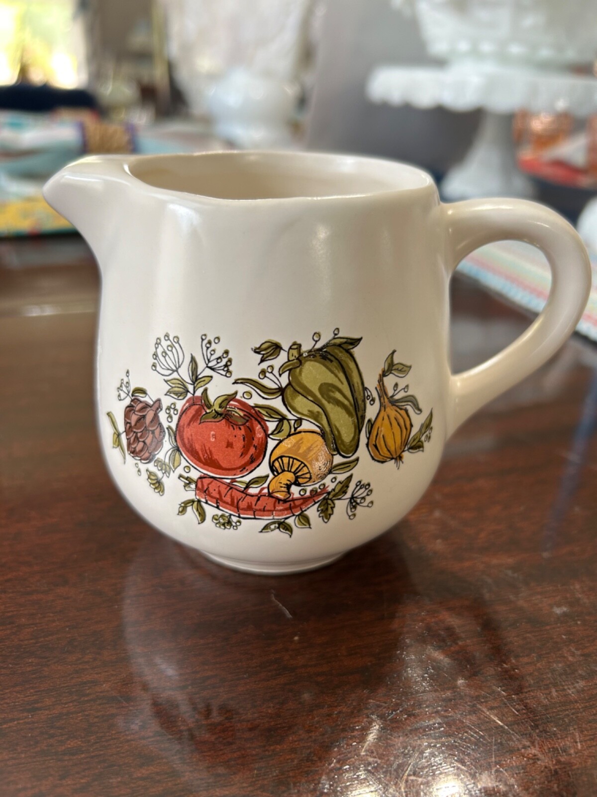 Vintage McCoy Spice Delight Creamer w/Handle and Salt & Pepper Shakers w/Stopper