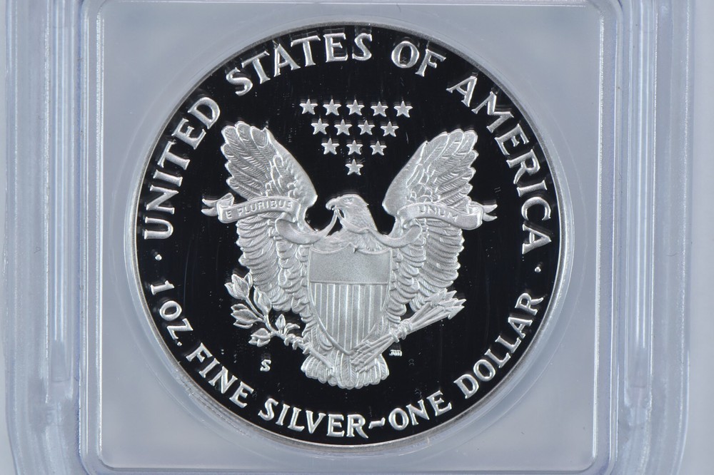 1992-S American Silver Eagle PR70 DCAM ICG