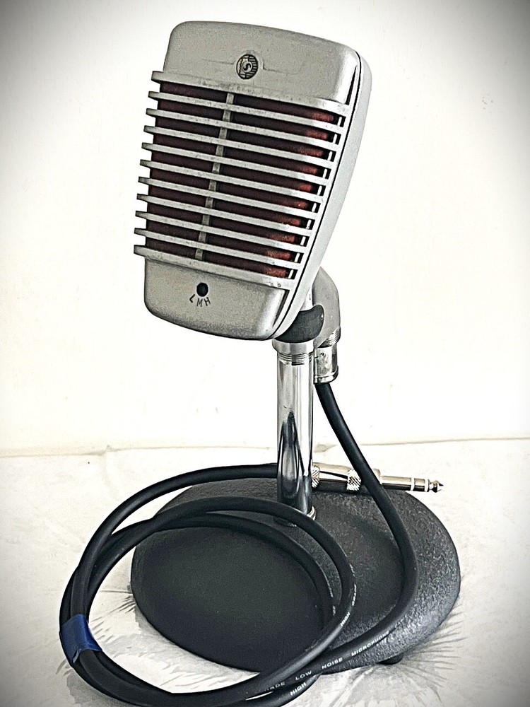 Vintage 1950's Shure 51 Sonodyne Dynamic Microphone, original element, nice!