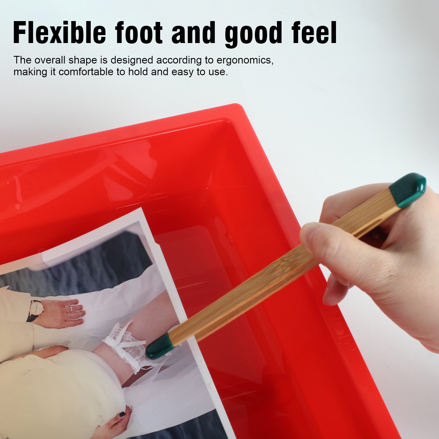 4x Bamboo Negative Film Tongs Darkroom Developing Processing Photo Equipment