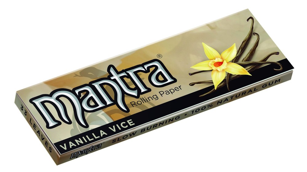 Mantra Papers Vanilla Flavored Rolling Paper Full Box (24 Booklets)