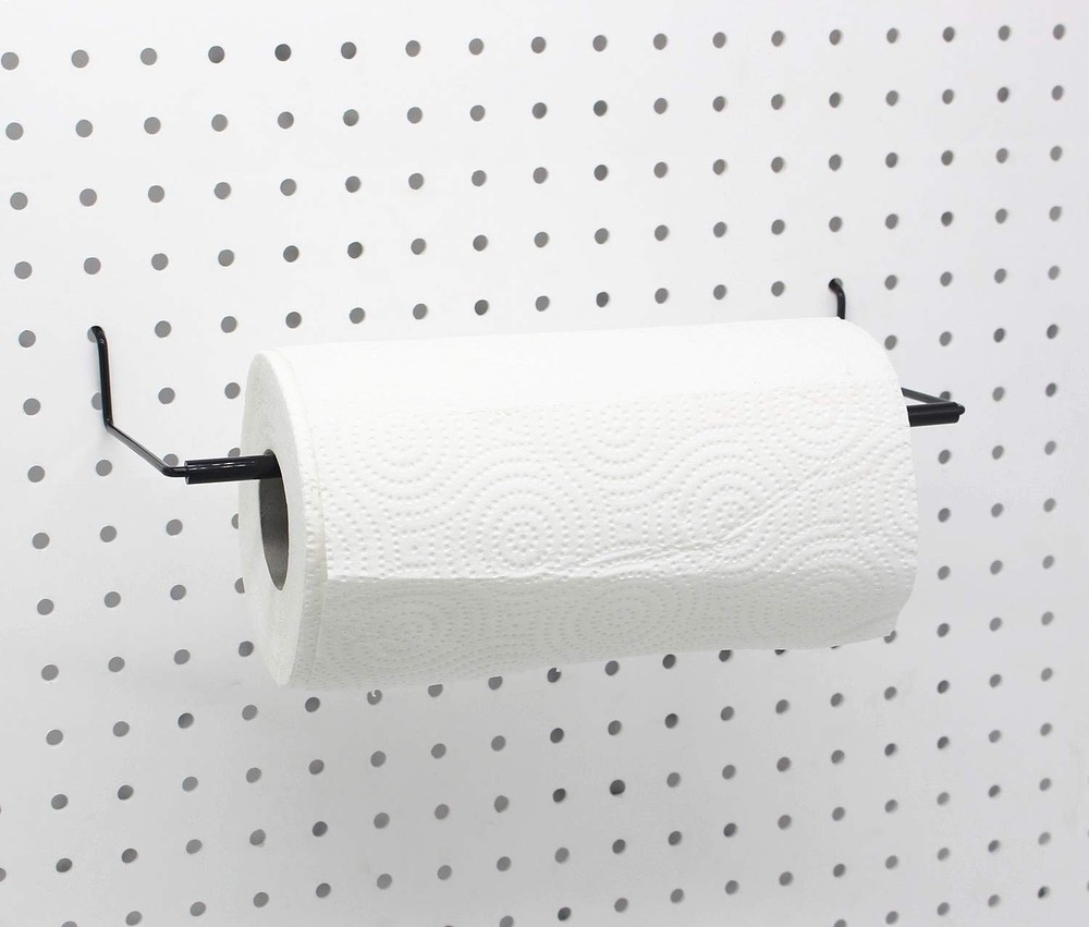 Pegboard Paper Towel Holder Extendable 2 Pack