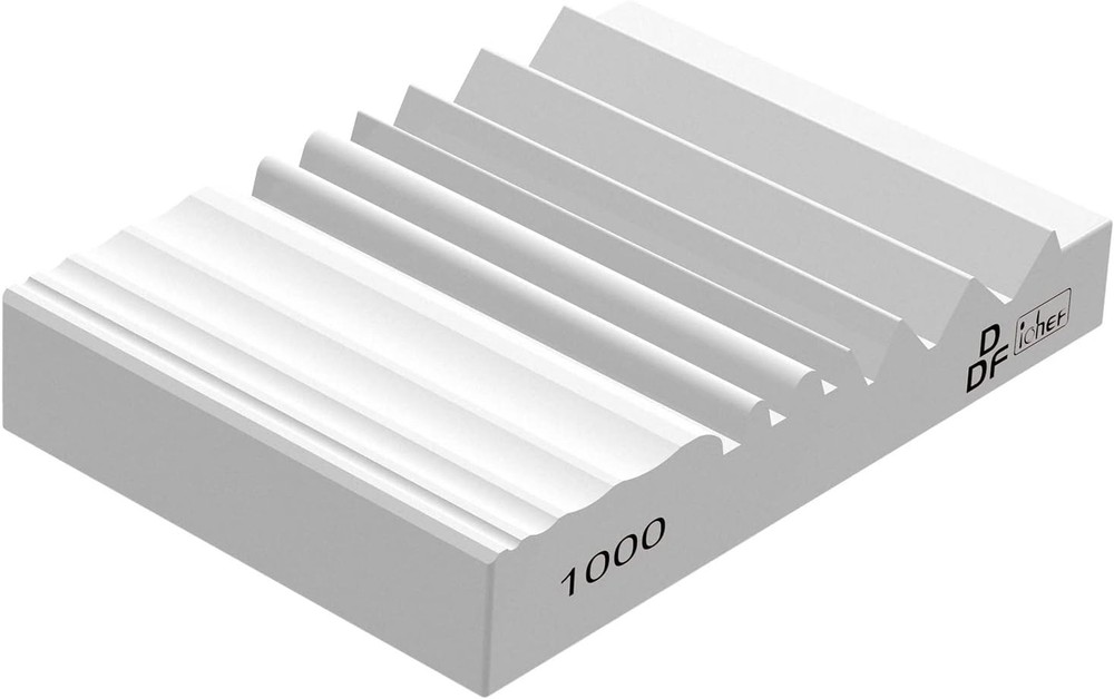 1000 Grit Sharpening Whetstone with Extra Grooves for Chisels and Gouges