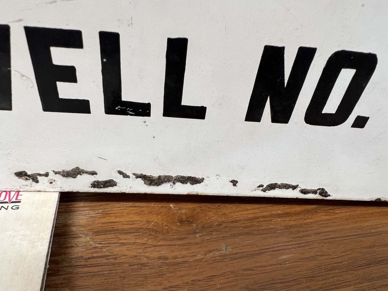 Texaco Oil Porcelain Enamel Metal Sign