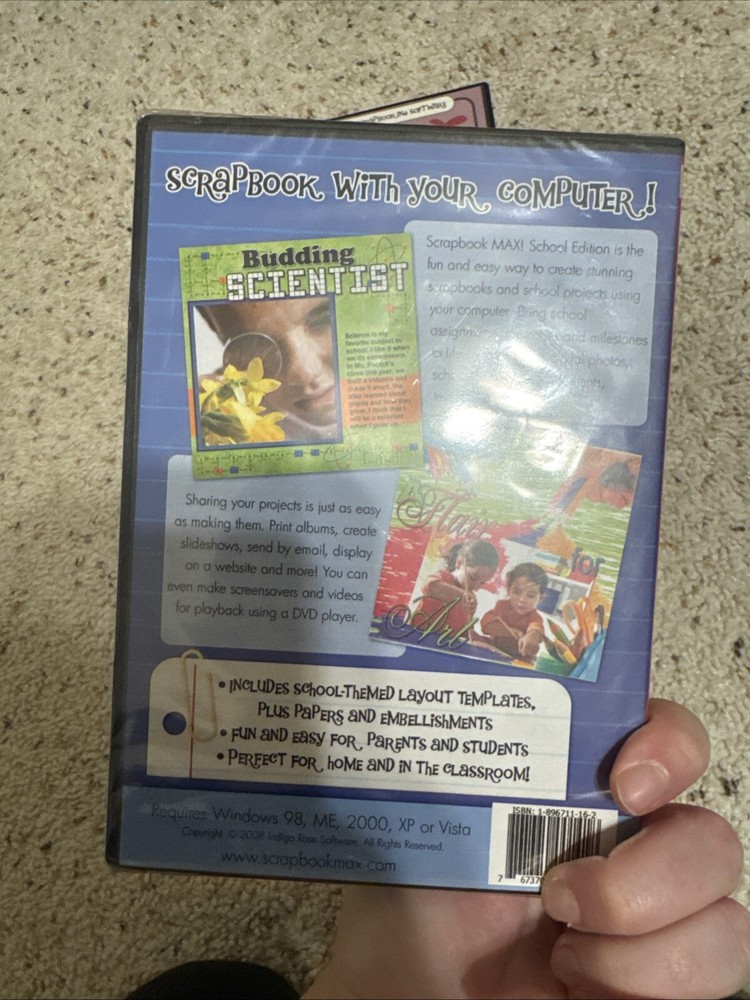 Scrapbook Max Wedding Edition School Edition Computer Program Software