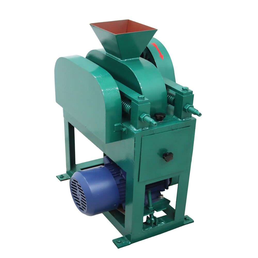 Double Roller Crushing Machine Broken Stone Rock Test Equipment Pulverizer 220V