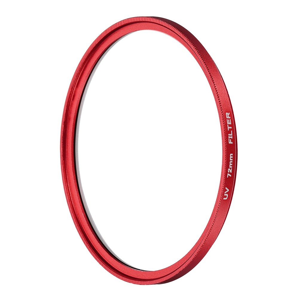 72mm Ultra Slim Lens Filter Multi Coating Camera Len Filter, Red