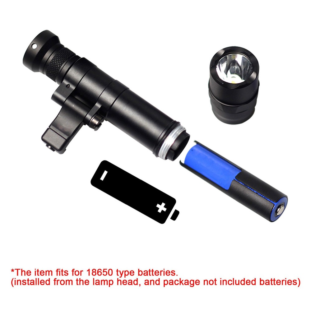 M640DF Tactical Flashlight with Tail Cover & Tail Switch Weapon Light SOTAC US