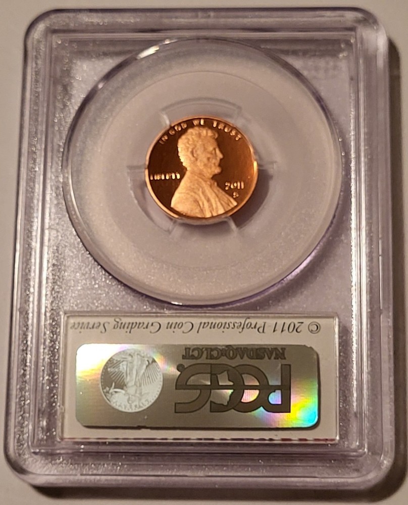 2011 S Lincoln Shield Cent Proof PR70 RED PCGS Bunting Label