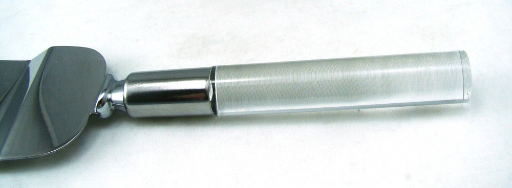 Unknown Maker Clear Lucite Handle Pie Server