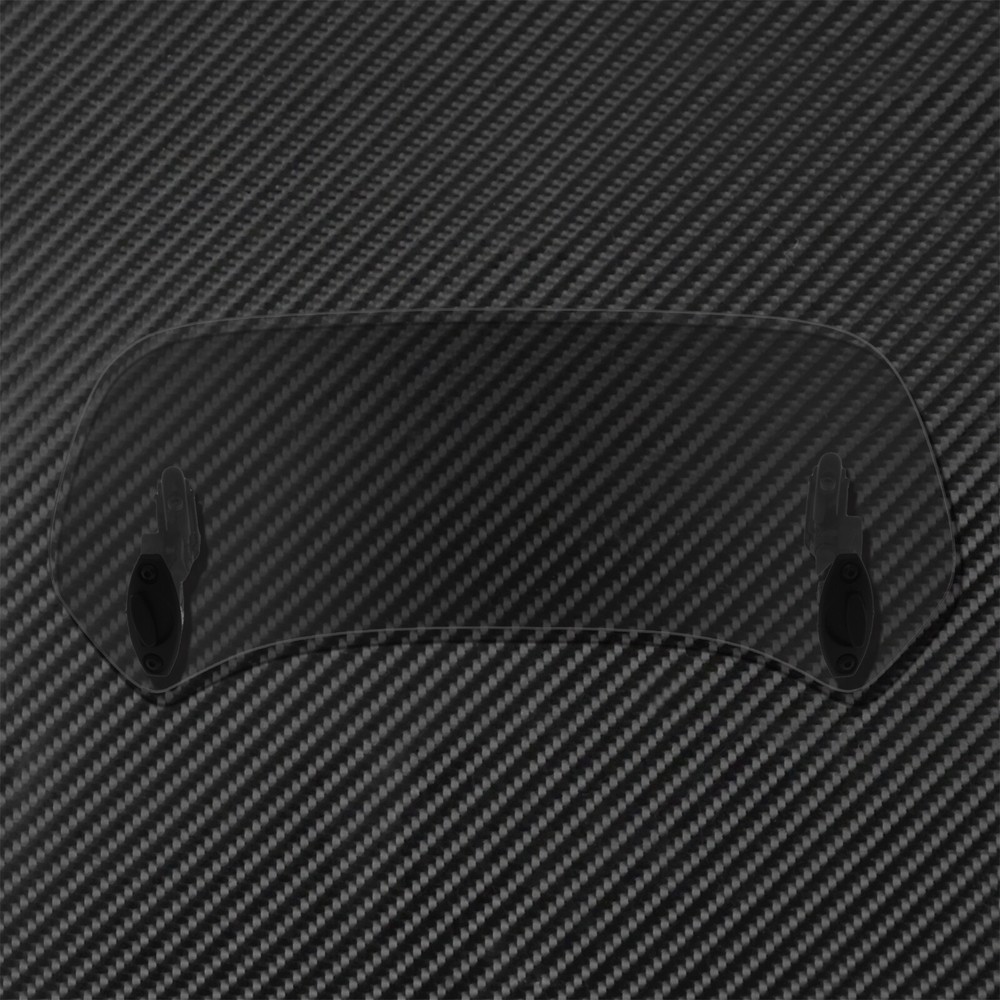 Motorcycle Clip On Adjustable Windshield Windscreen Extension Air Deflector