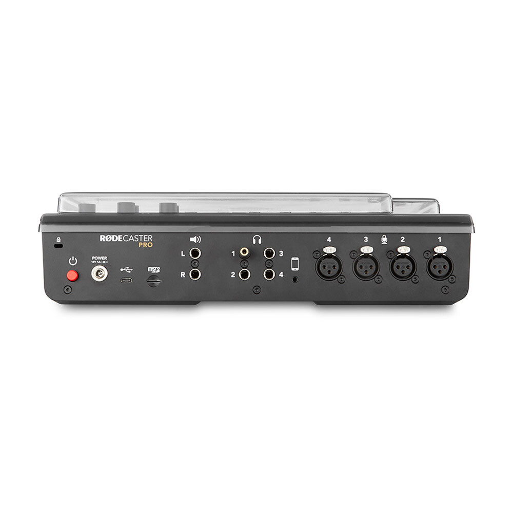 Mixware Decksaver Rode Rodecaster Pro Polycarbonate Protective Cover, Smoked