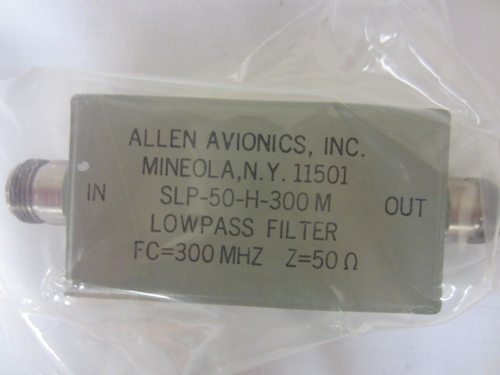 SLP50H-300M Filter 300M Low Pass, Quantity 2