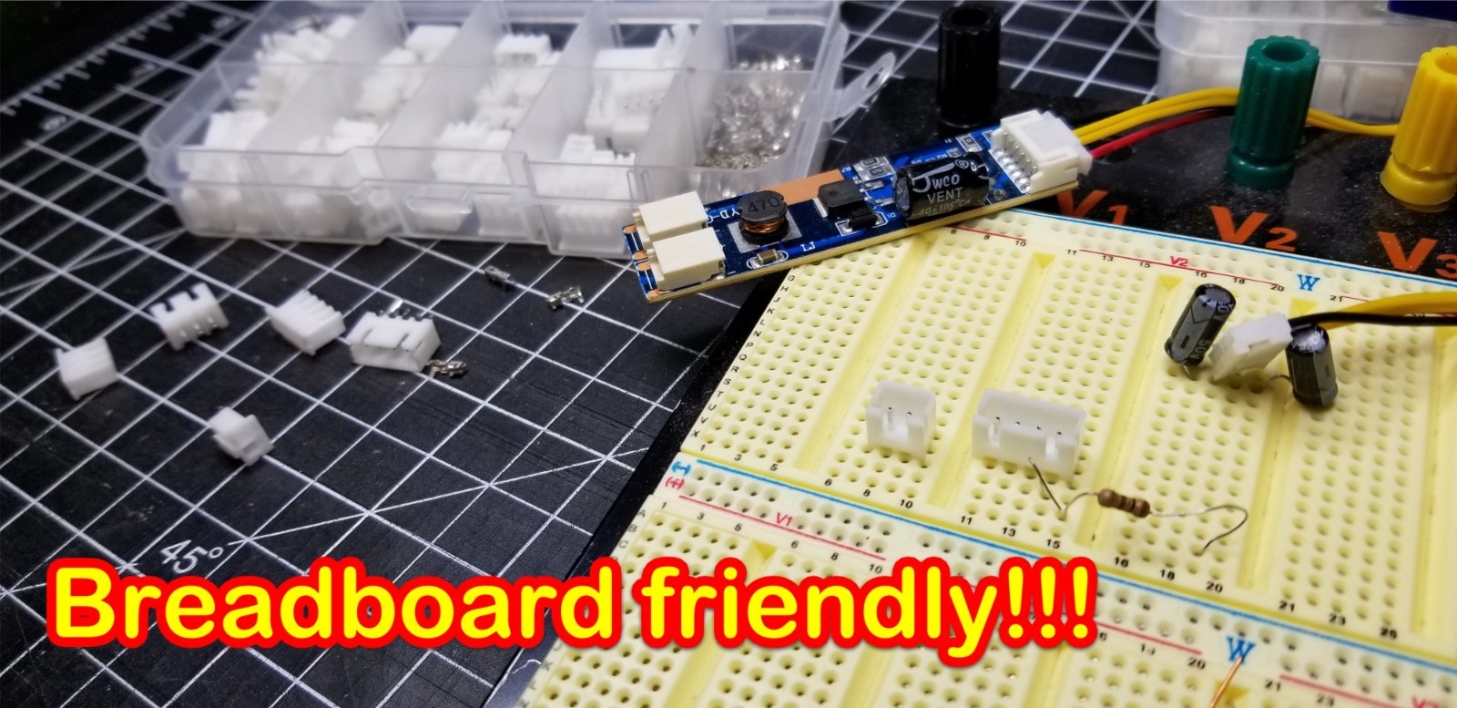 250pc JST-XH Kit 2p 3p 4p Pin 2.54mm Terminal Housing PCB Header Wire Connectors