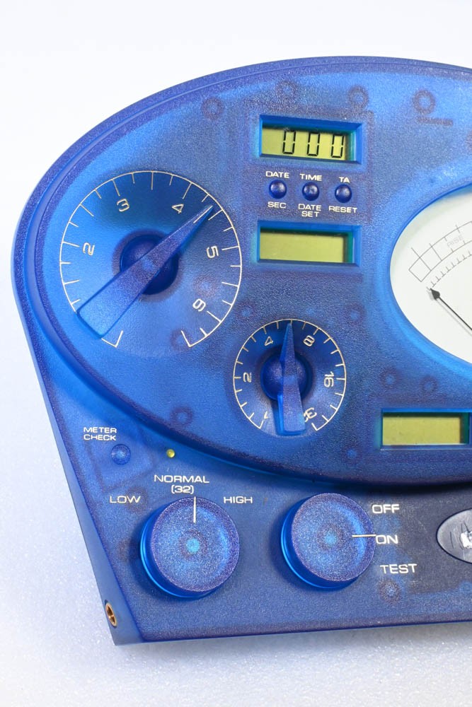 Scientology Mark Super VII Quantum E-Meter Hubbard Electrometer Translucent Blue