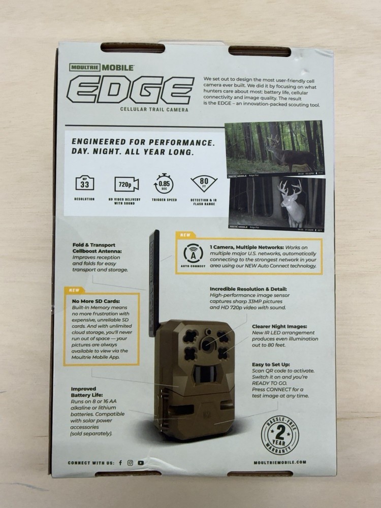 Moultrie ‎Mobile Edge Cellular Trail Camera MCG-14076