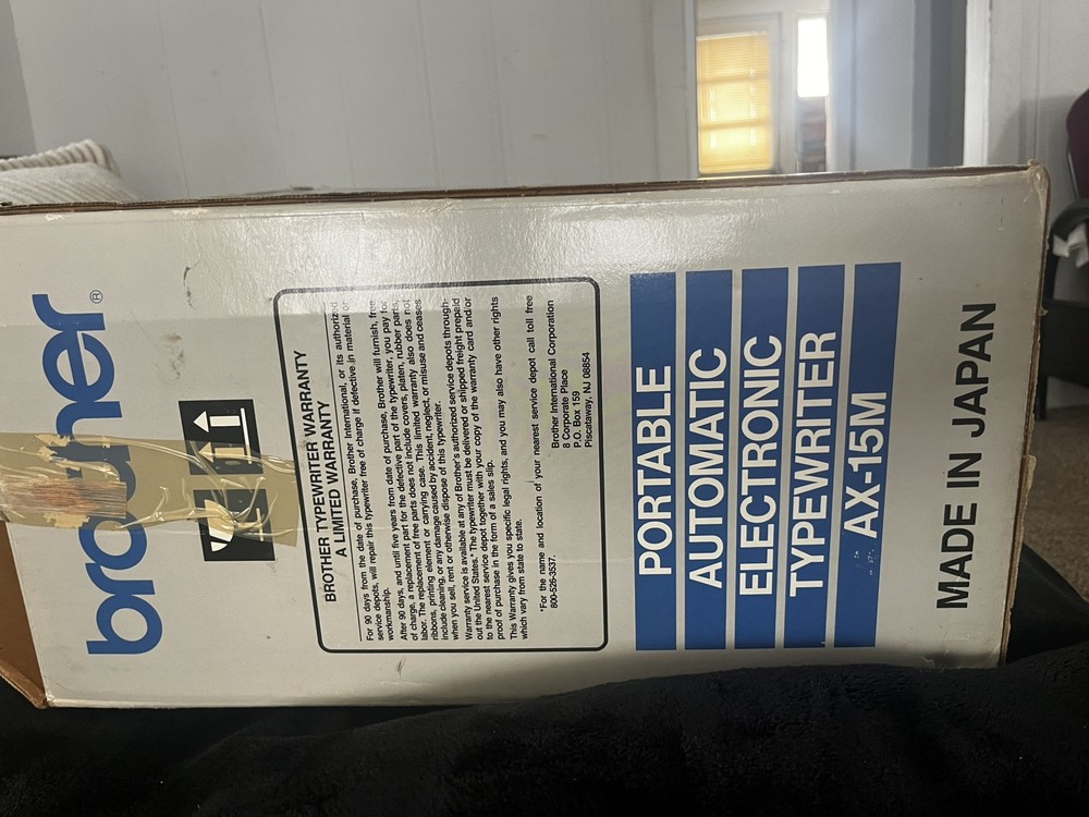 brother electronic typewriter AX-15