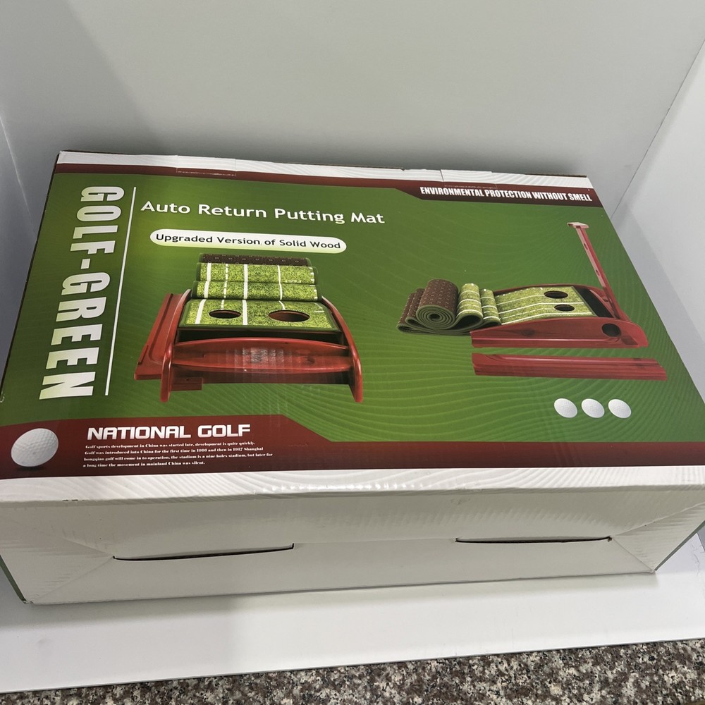 Golf Green Auto Return Putting Mat