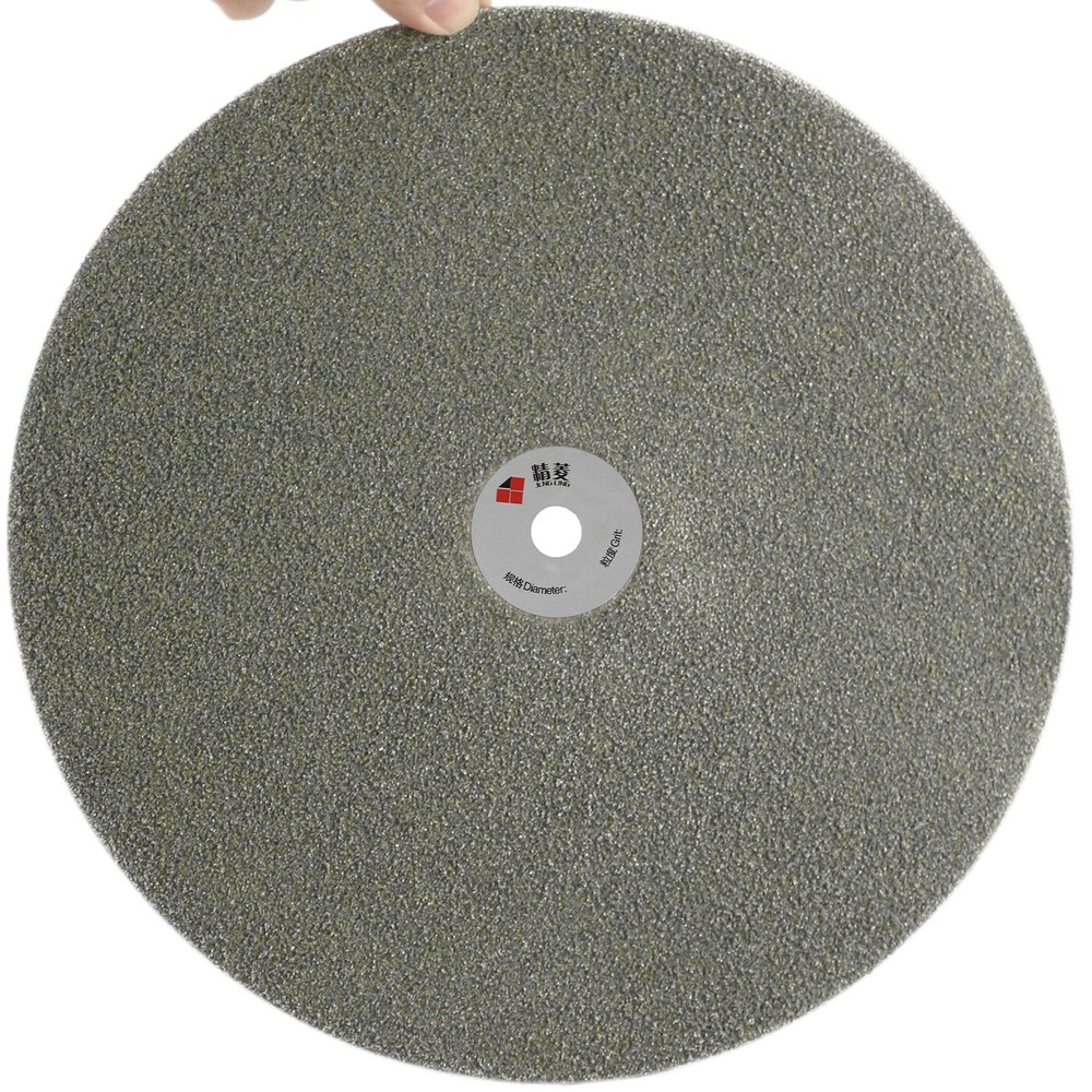 12" inch Grit 46-2000 Diamond Grinding Discs Abrasive Flat Lap Disk Stone Tools