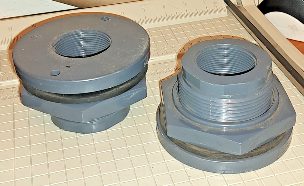 1-1/2” FPT PVC Bulkhead Fitting