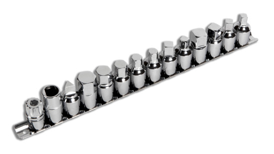 Auto Parent - Performance Tool W54287 15-Piece Drain Plug Socket Set With 11m...