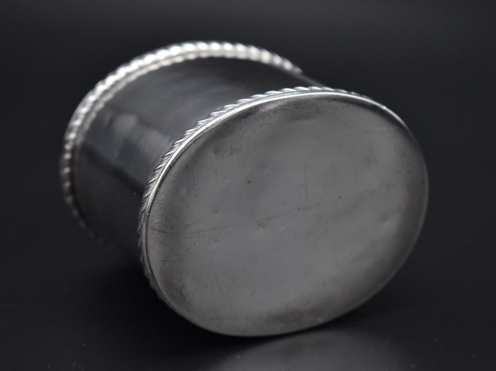 Edwardian Solid Silver Tea Caddy 1909 William Henry Sparrow