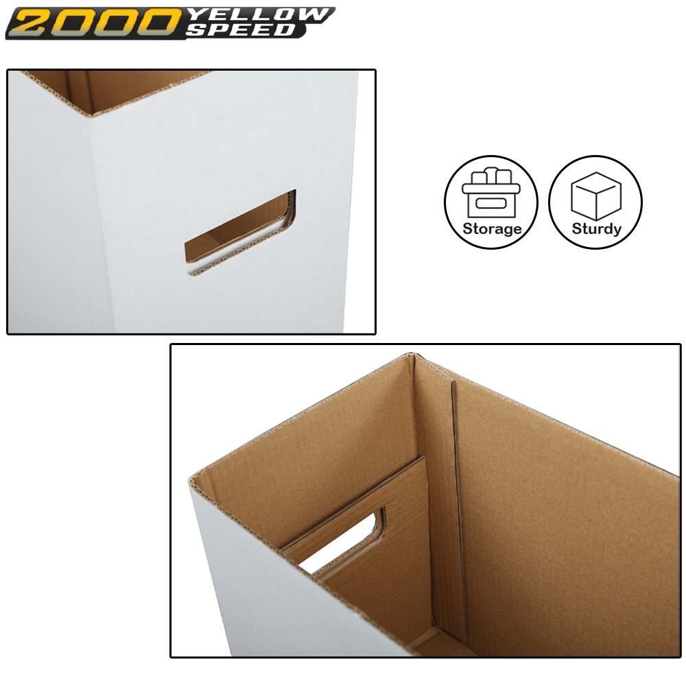 3Pcs Comic Books Storage Boxes Short Holds 150-175 Stackable Durable Archive