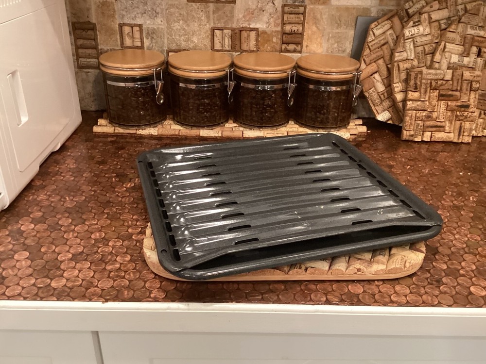 Large Cork Trivet (rectangle) bamboo base, From Wine Corks (plus, see below)