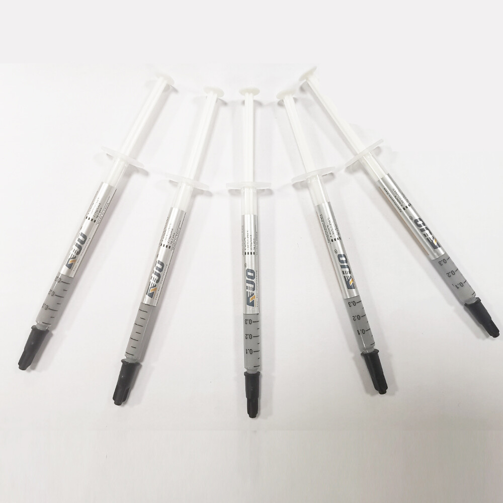 5PCS Heatsink Compound Paste Syringe High Performance Silver Thermal Grease CPU