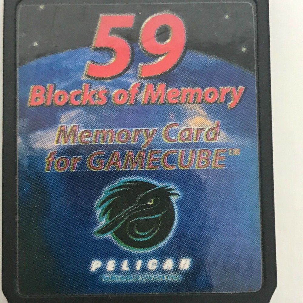 2 Nintendo GameCube Memory Cards with Protective Case