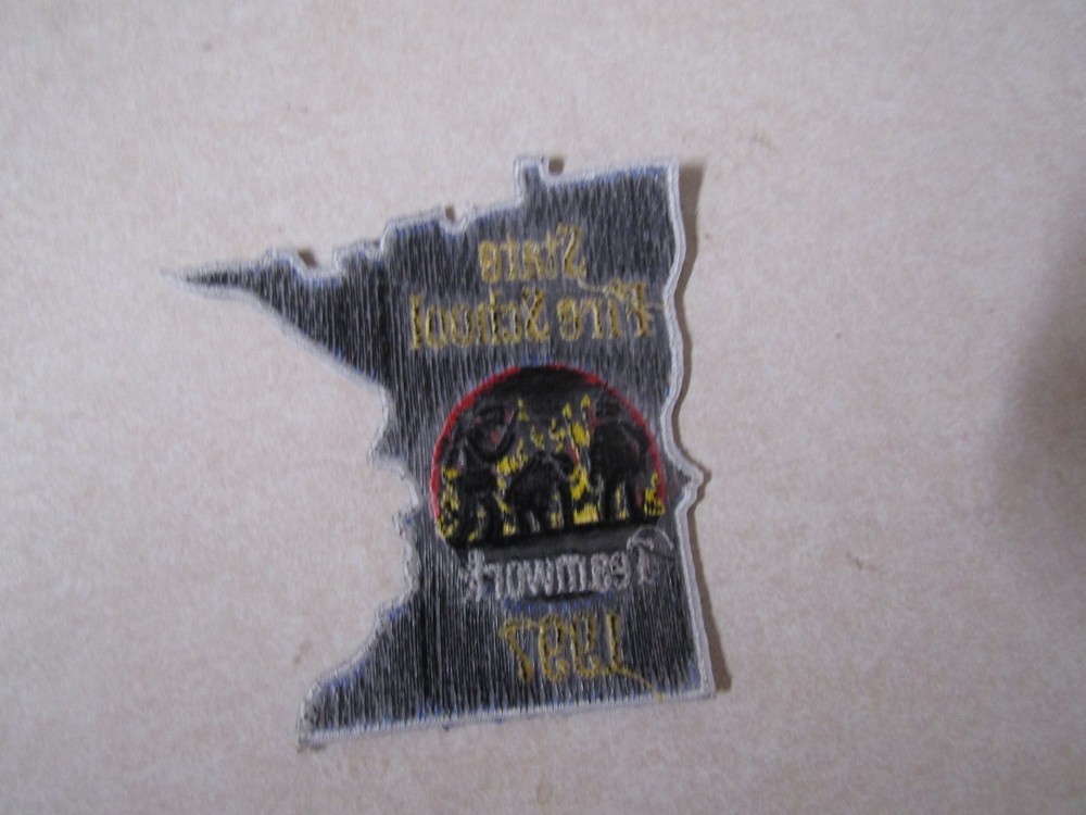 PATCH FIRE AND RESCUE STATE FIRE SCHOOL MINNESOTA TEAMWORK 1997