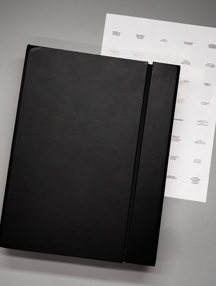 Complete Emergency Binder Ready to Fill
