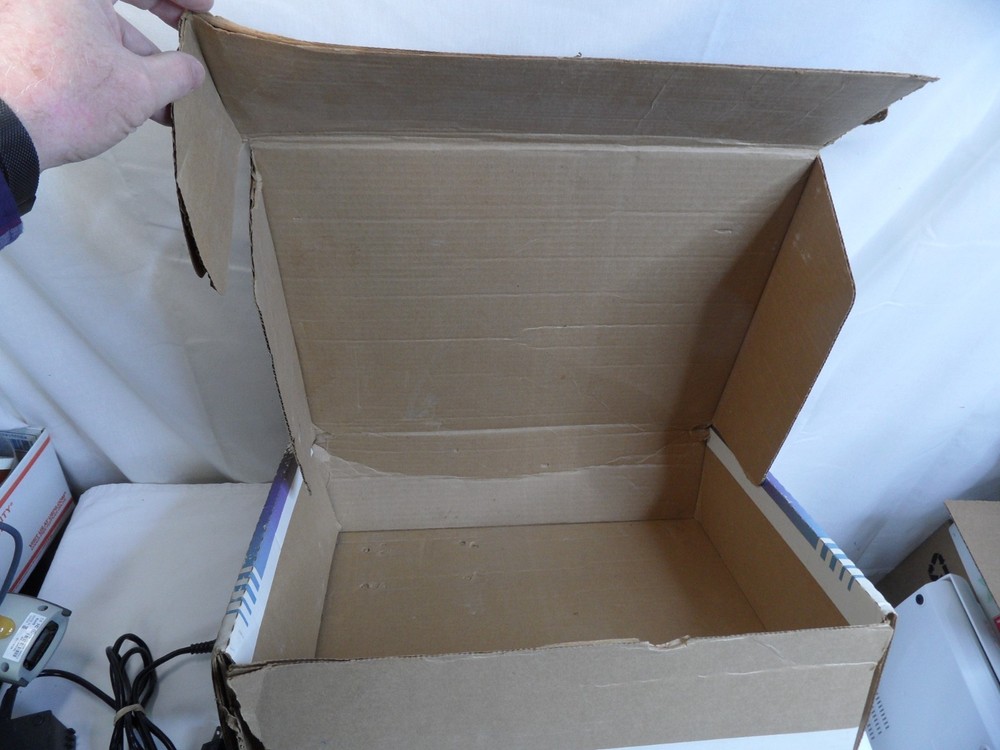 Commodore C64 Computer in Box Heat Sinks Power Supply Video cable- TESTED