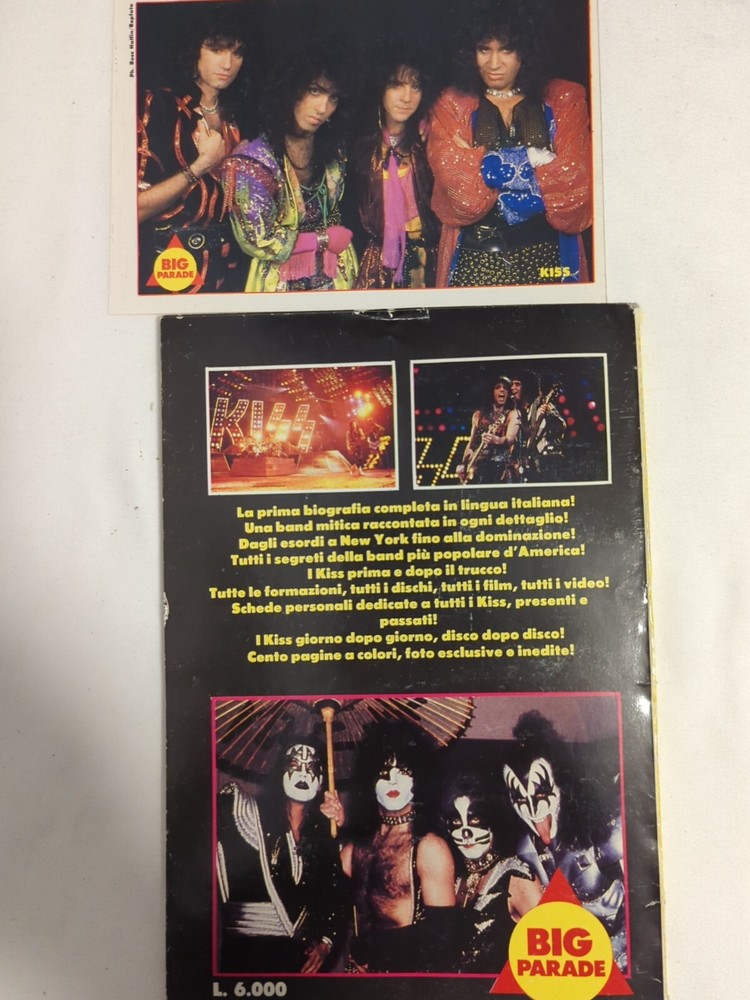 Kiss - by Paolo Piccini - 1987 - Italian Import - Complete with card!