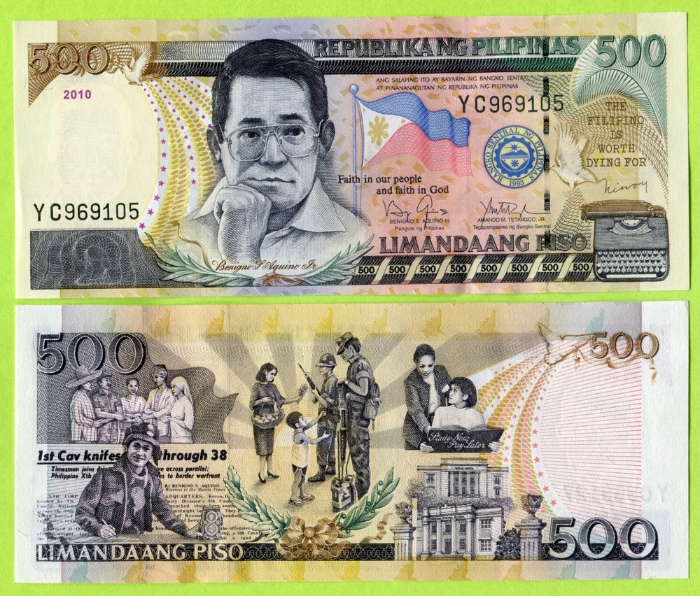 Philippines 500 Piso 2010 P196c UNC