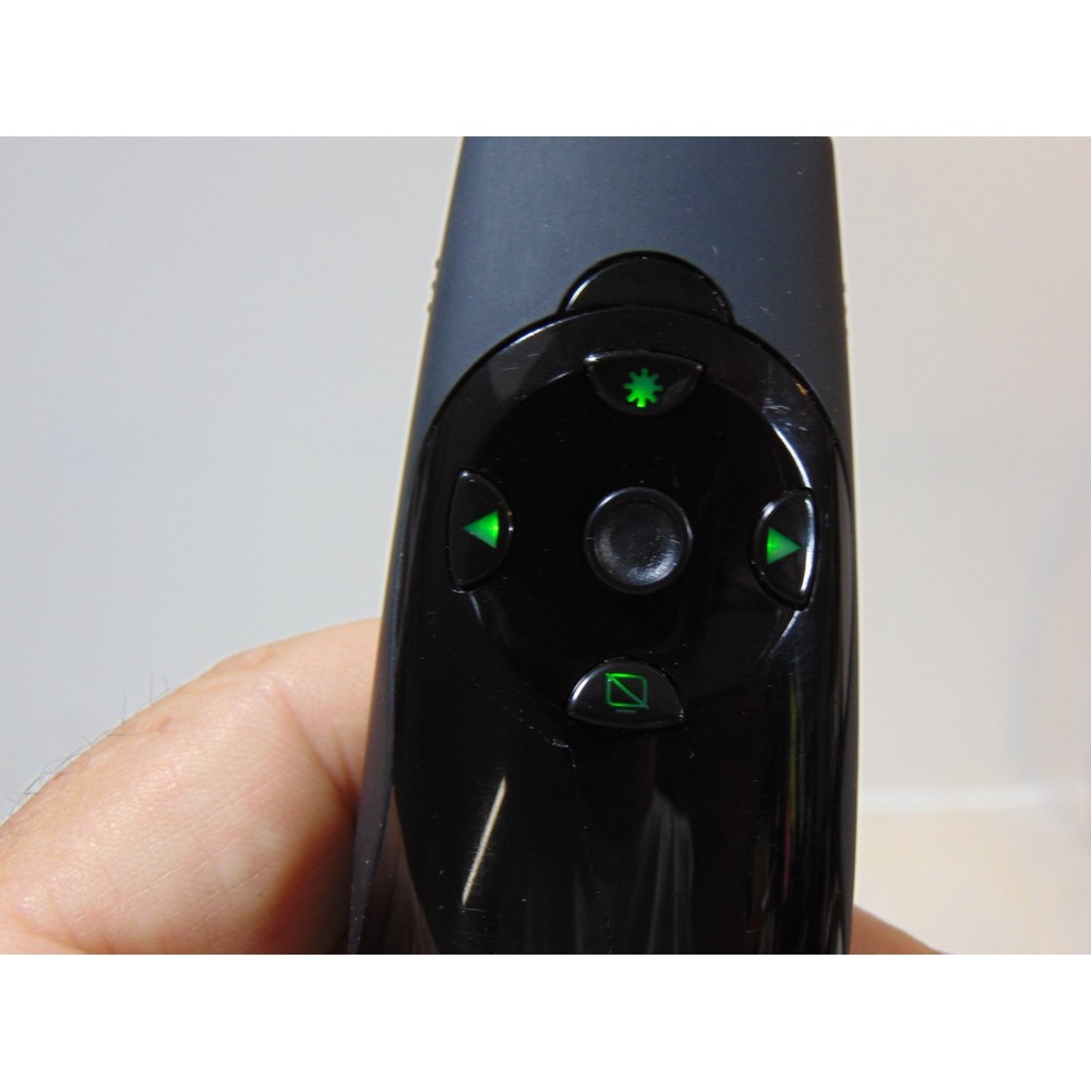 Laser Pointer Green Wireless Presenter Kensington Cursor K72426 USB Case Tested