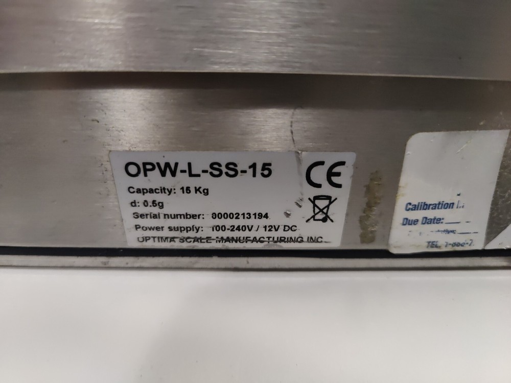 Optima Scale Model OPW-L-SS