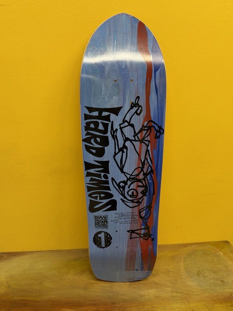 Blockhead Hard Times Skateboard Deck.