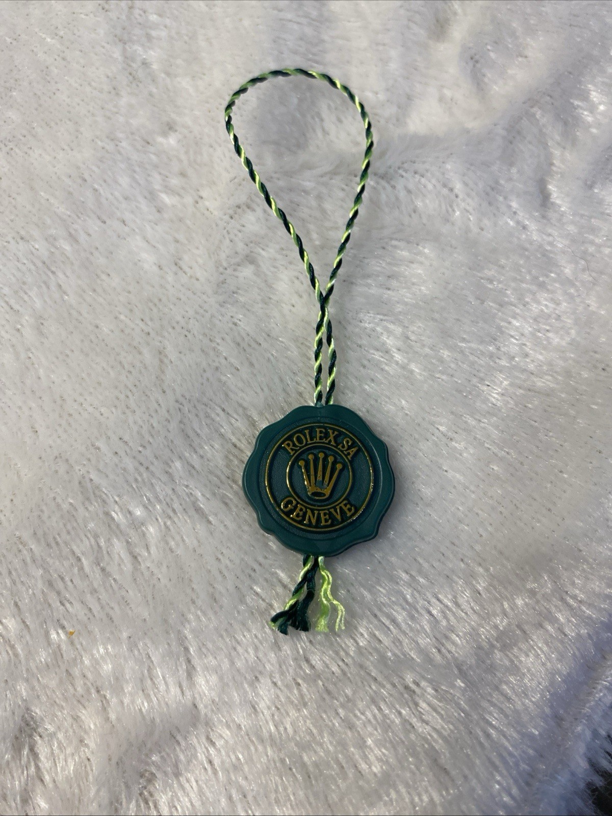 100% authentic ROLEX tag with hologram. Collectable!