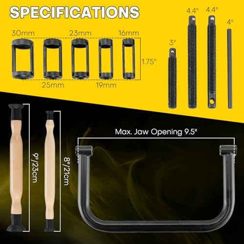 Valve Spring Compressor Kit with 4 Suction Cups | Valve Spring Removal Red