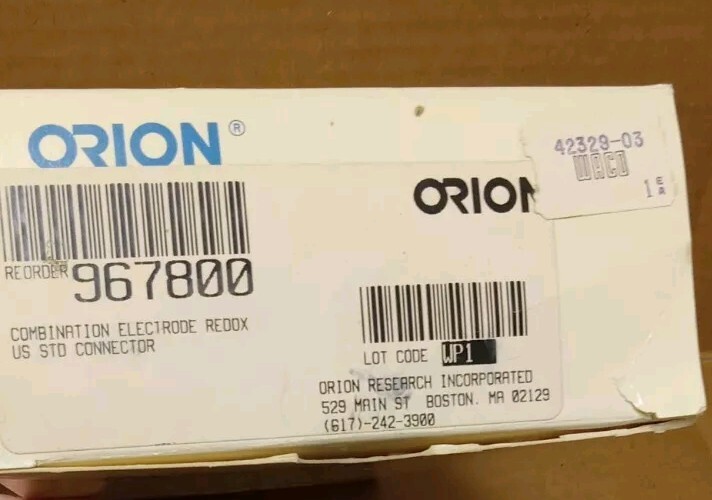 Orion™ 96-78-00 Ionalyzer Combination Redox Electrode